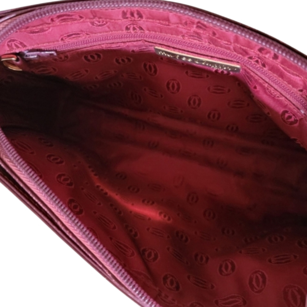 Purse. Clutch bag. Vintage Cartier leather - Picture 8 of 10